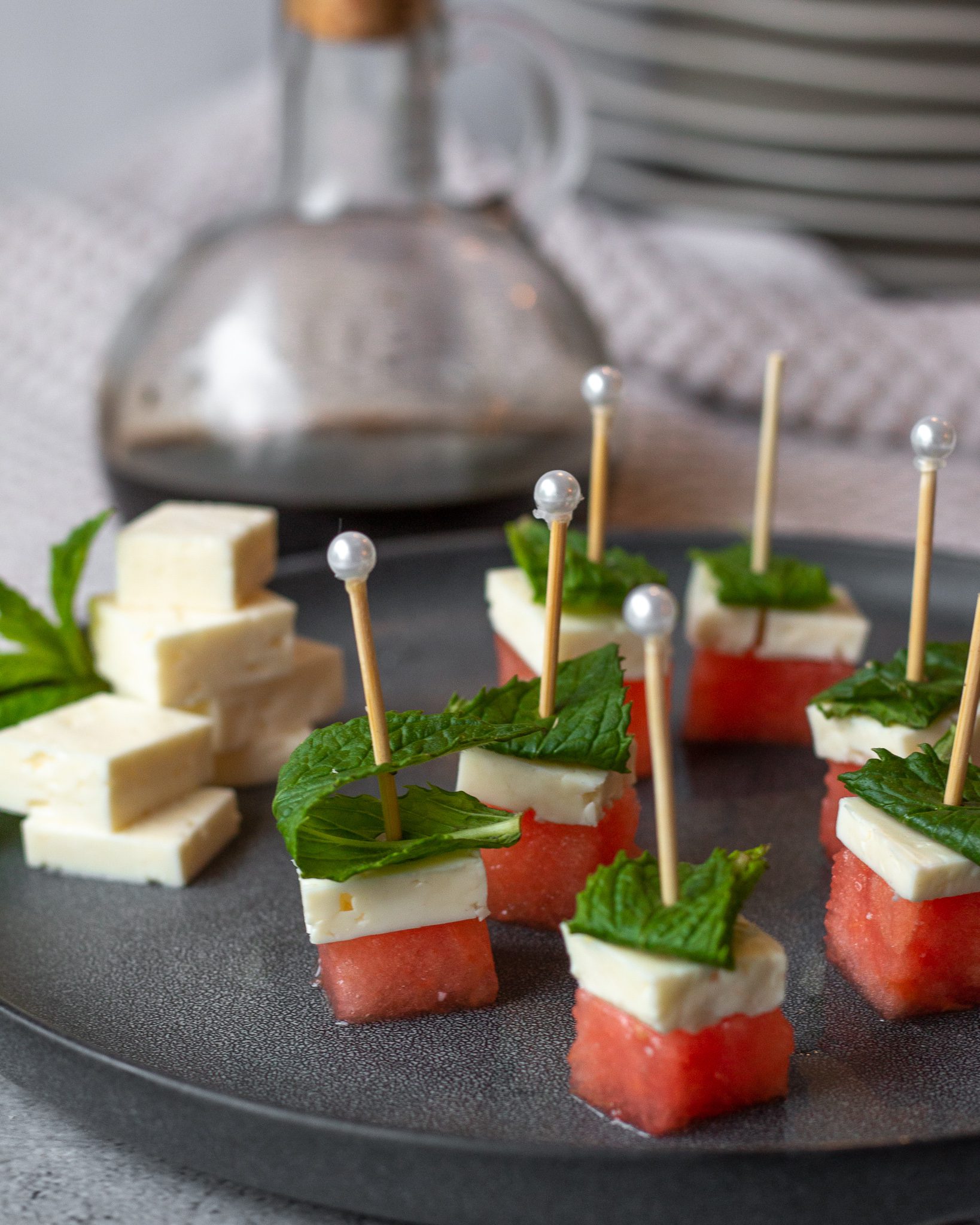 Watermelon Feta Bites | Appy Recipes | Donia Farms